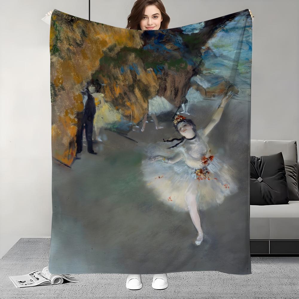 

Impression Edgar Degas art Blanket Design Lightweight For Dorms, Naps, Living Room, Office,Sofa,All-Season 30x40in