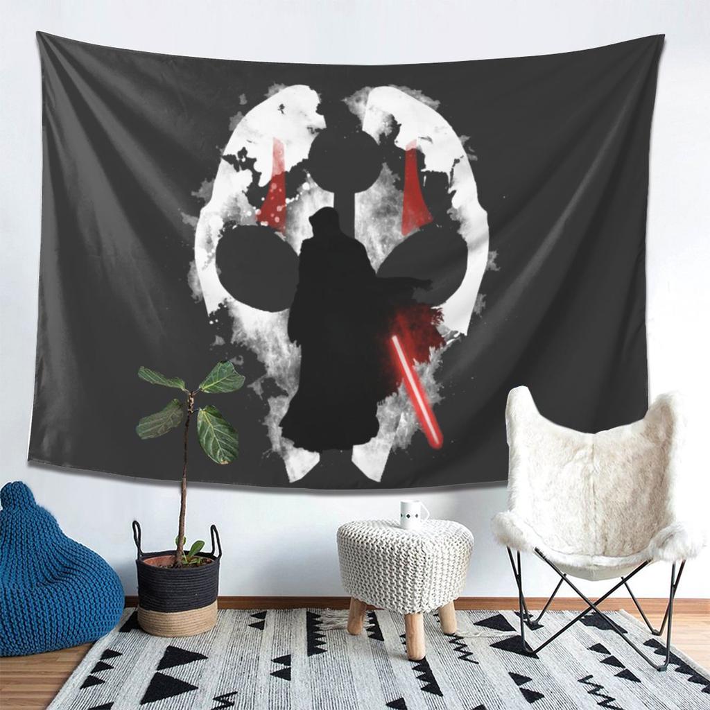 Darth Nihilus Tapestry Wall Hanging Aesthetic Home Decor Tapestries for Dorm Room