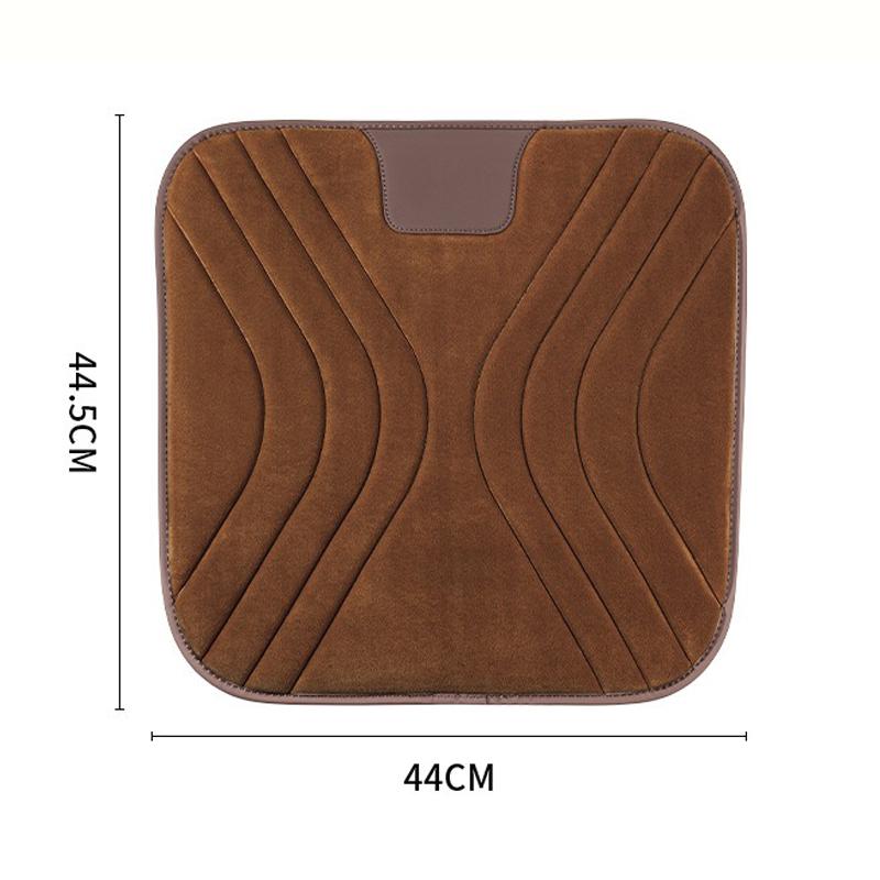 Zesílená izolační plyšová podložka na autosedačku z flanelu pro Porsche Macan 911 718 Taycan Panamera Cayenne Boxster Cayman