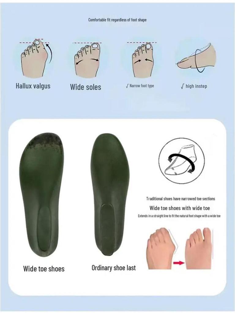 Breite Füße Plus Size Barfuß-WanderSchuhe - Leicht, Abriebfest, Großzehen-Design für Paare