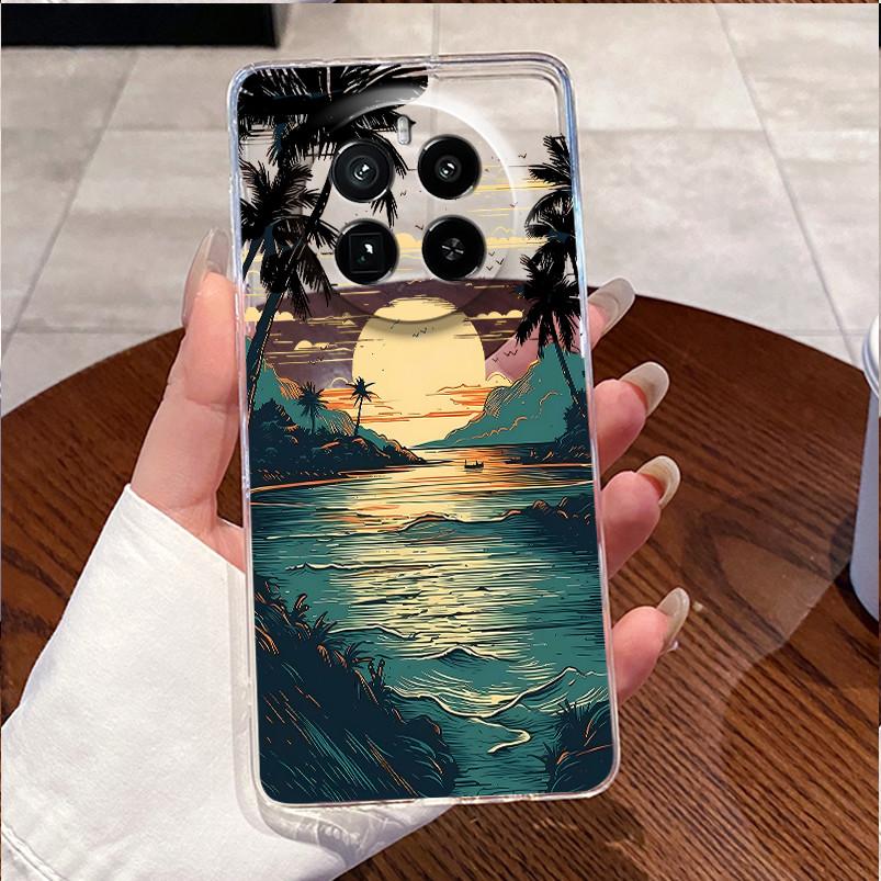 For Realme GT5 Pro Casing Clear Soft Silicone Love Heart Rabbit Cute Cartoon Back Cover for Realme GT 5 Pro 5G Phone Case Bumper