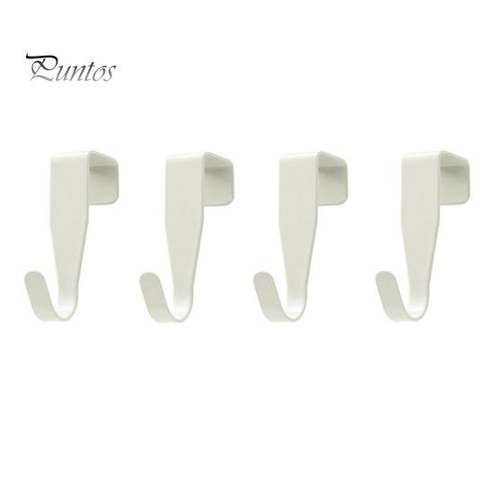 

4/16 шт. дверные крючки, высокопрочные, выдерживают большую нагрузку, гладкие, противоскользящие, без ударов, крючки для одежды, крючки для одежды, дверные крючки для кухонного шкафа 4pcs белый