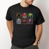 Demonic Halloween Graphic Tee Spooky Gothic Skeleton Shirt Horror Movie Vintage Tshirt Soft Cotton Unisex Streetwear Costume