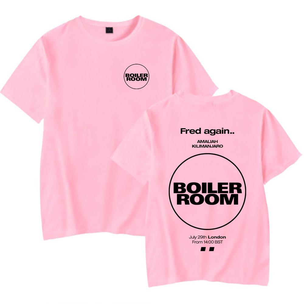 

2025 Fred Again Merch Boiler Room T Shirt Short Sleeve Crewneck Tshirt UnisexWomen Trendy Top S