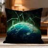 Popular A-AAlien Earth Cushion Cover Soft Washable Pillow Case Multi-Scene for Couch Bed Travel Office Use