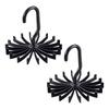 Belt Hanger Scarf Tie Rack Holder for Closet 360 Degree Rotating Clothes Hangers with 18 Claws for Hanging Scarf Towels