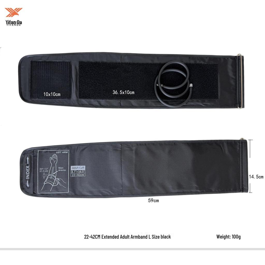 Adjustable Electronic Adult Blood Pressure Monitor Arm Band with Logo Printing, 22-42cm