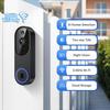 Smart Wi-Fi Doorbell with Intercom, Human Detection, HD Night Vision & Home Monitoring