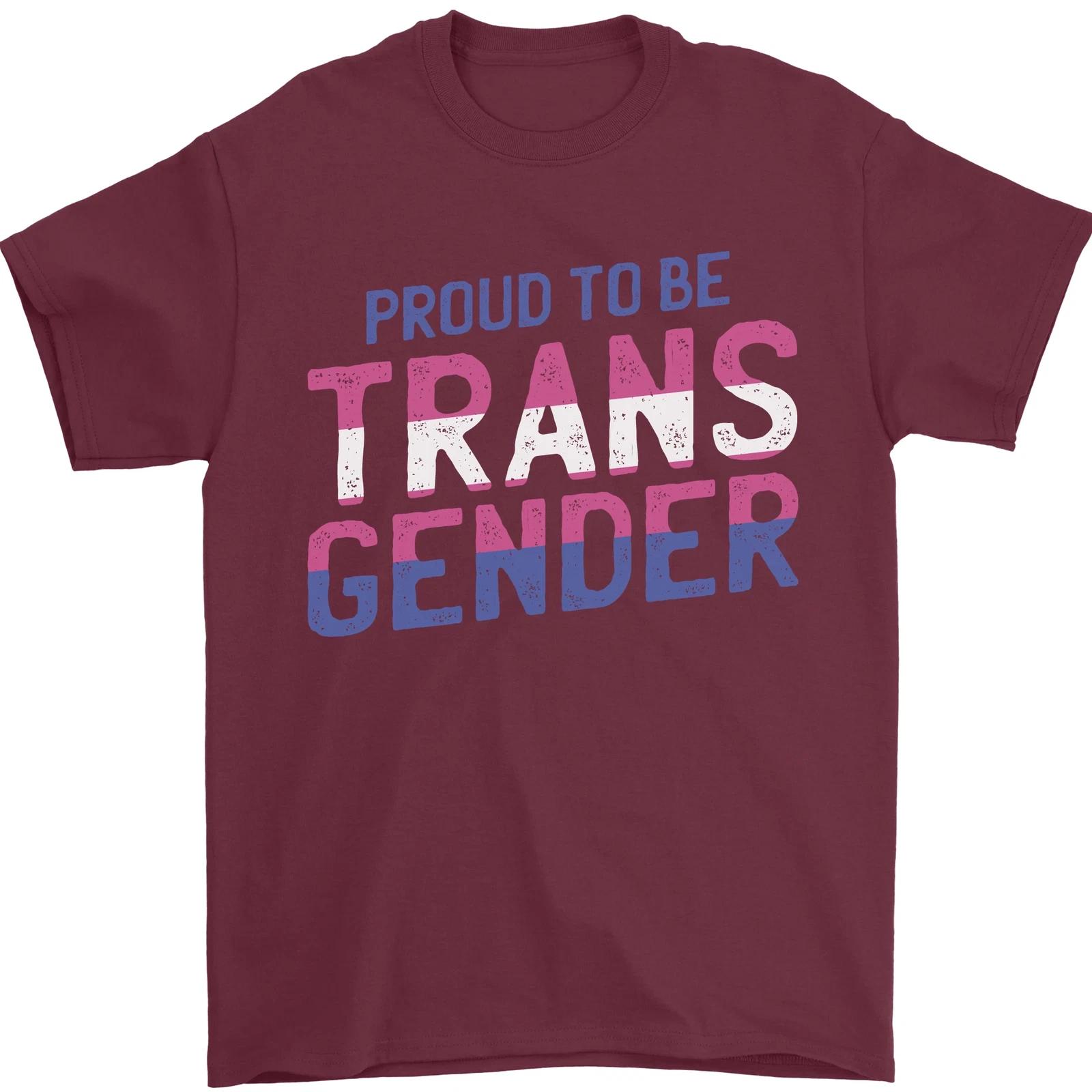 

Proud to Be Transgender LGBT Mens T-Shirt 100% Cotton XL