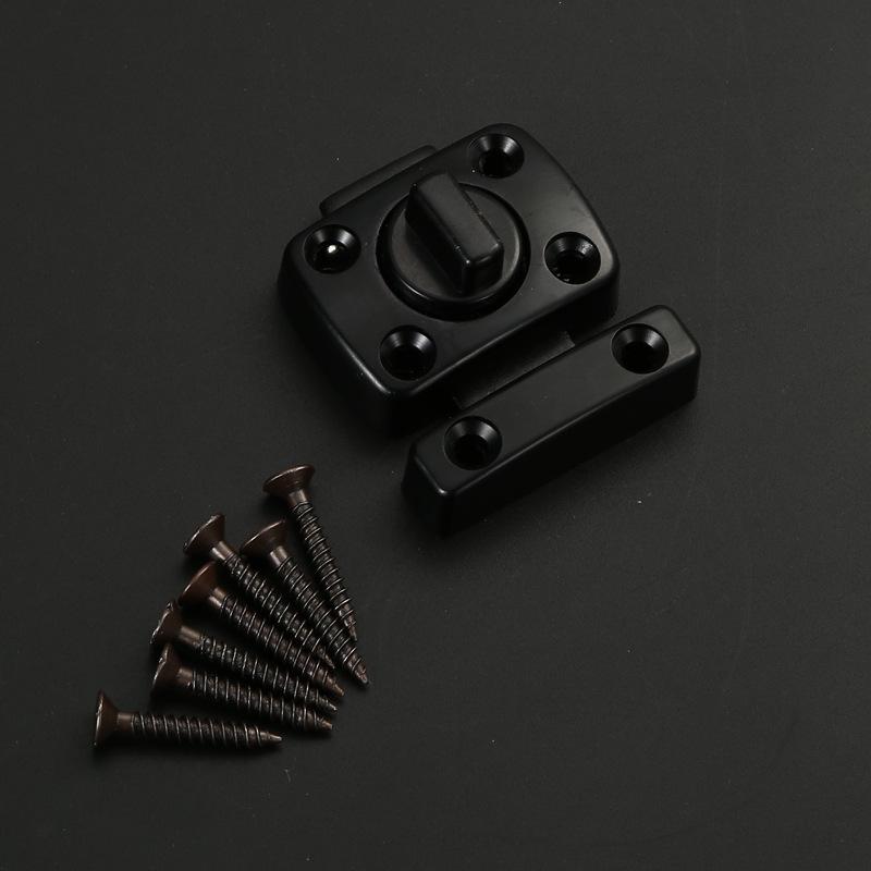 Anti-theft Cast Metal Door Latch|Right Angle Lock Buckles-Toilet/Sliding Gates/Bathrooms|Heavy Duty Hook Bolts-Security Hardware