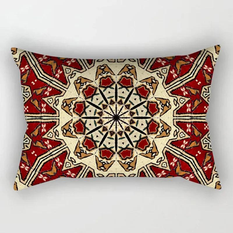 Vintage Ethnic Pattern Pillowcase Decor Sofa Bed Home  Rectangular  Mandala Cushion Cover