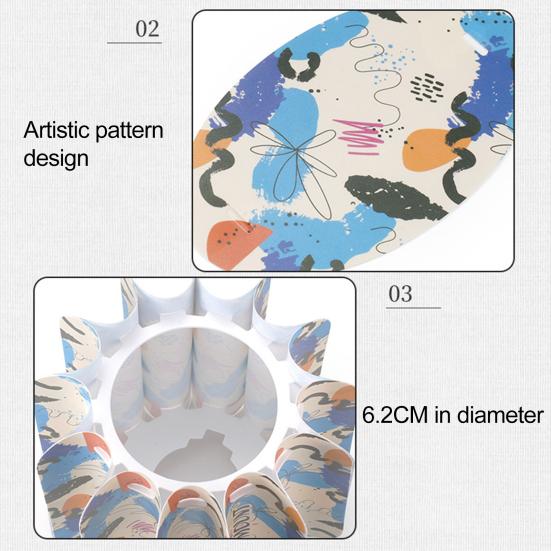 Outdoor Lantern Lampshade Lightweight Waterproof PP Board Camping Light Shade Hanging