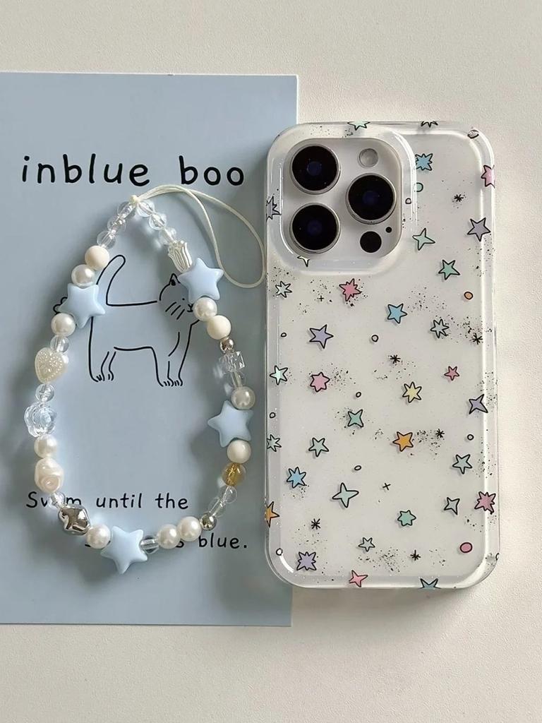 Ins Splashing Ink Star Belt Chain Is Suitable for Xiaomi Mi 15 Mobile Phone Case Note14/13/12/11/k80/k70k60