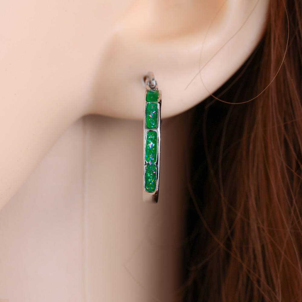 Earrings Alloy Slimming Earring Gallstone Earrings Healthy Stimulation Acupoint Weight Loss Hoop