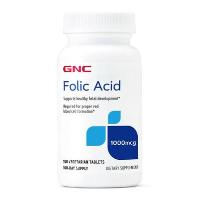 Folic Acid 1000 Mcg, 100 Veg Tablets
