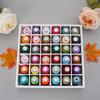 Household color handmade embroidery thread Computer embroidery thread 36 colors 120D high-brightness polyester embroidery thread set 550 yards