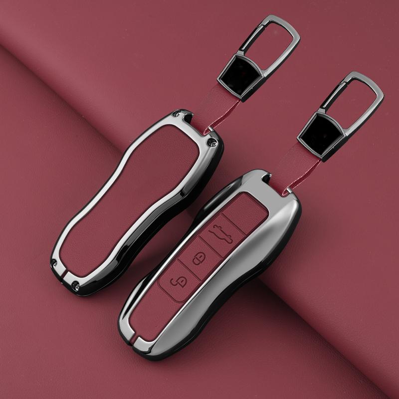 Zinc Alloy Car Key Fob Housing Key Fob For Porsche 911 970 981 991 Panamera Spyder Carrera Macan Cayman Cayenne Car Key Fob