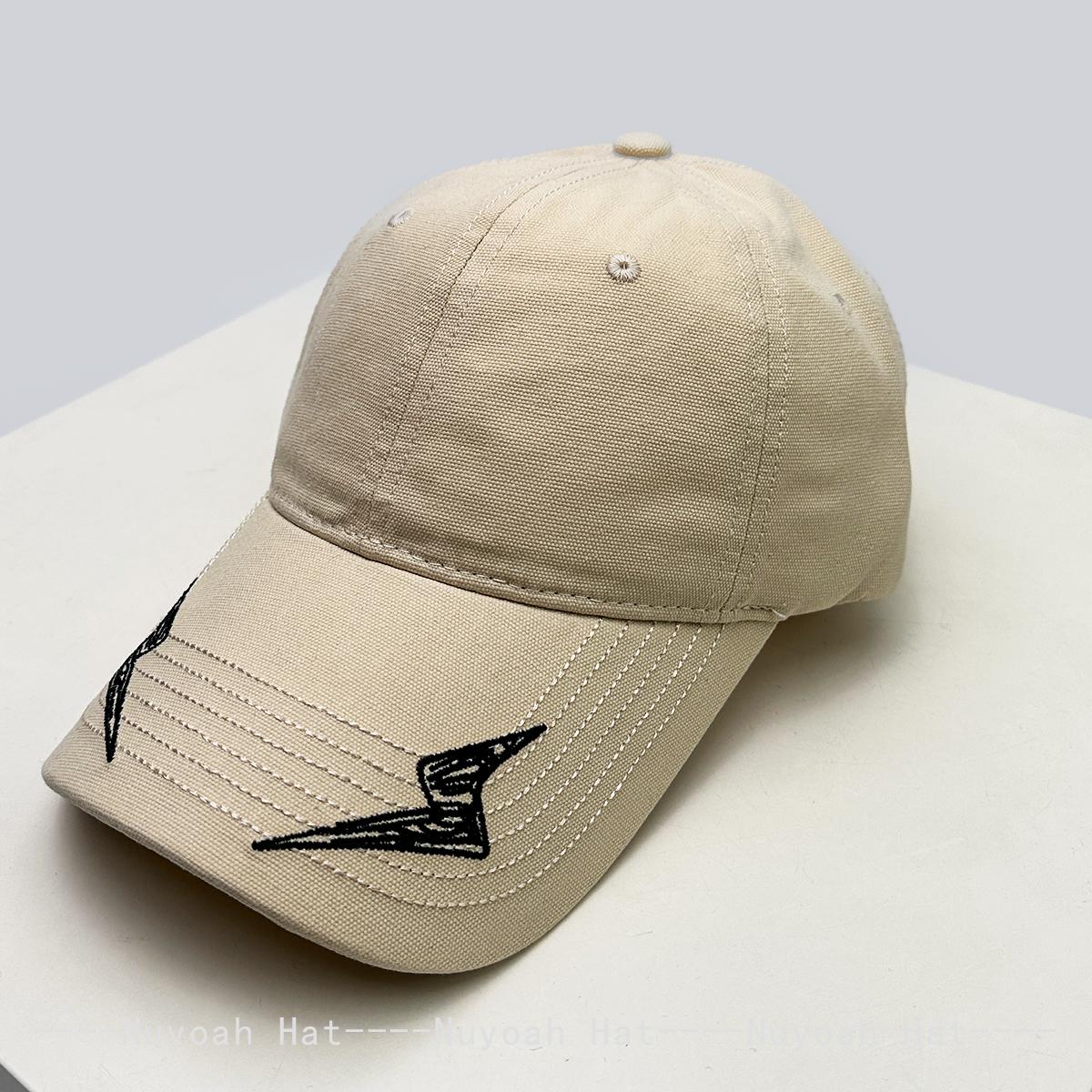 

New Men Women Personal Lightning Embroidery Simple Baseball Hats Sunshade Street Versatile American Style Peaked Caps Fashion 52-60cm