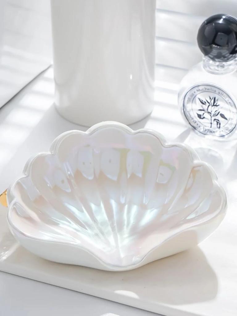 Creative personality ceramic plastic dish bathroom toilet shower drain rack household sink rack receiver