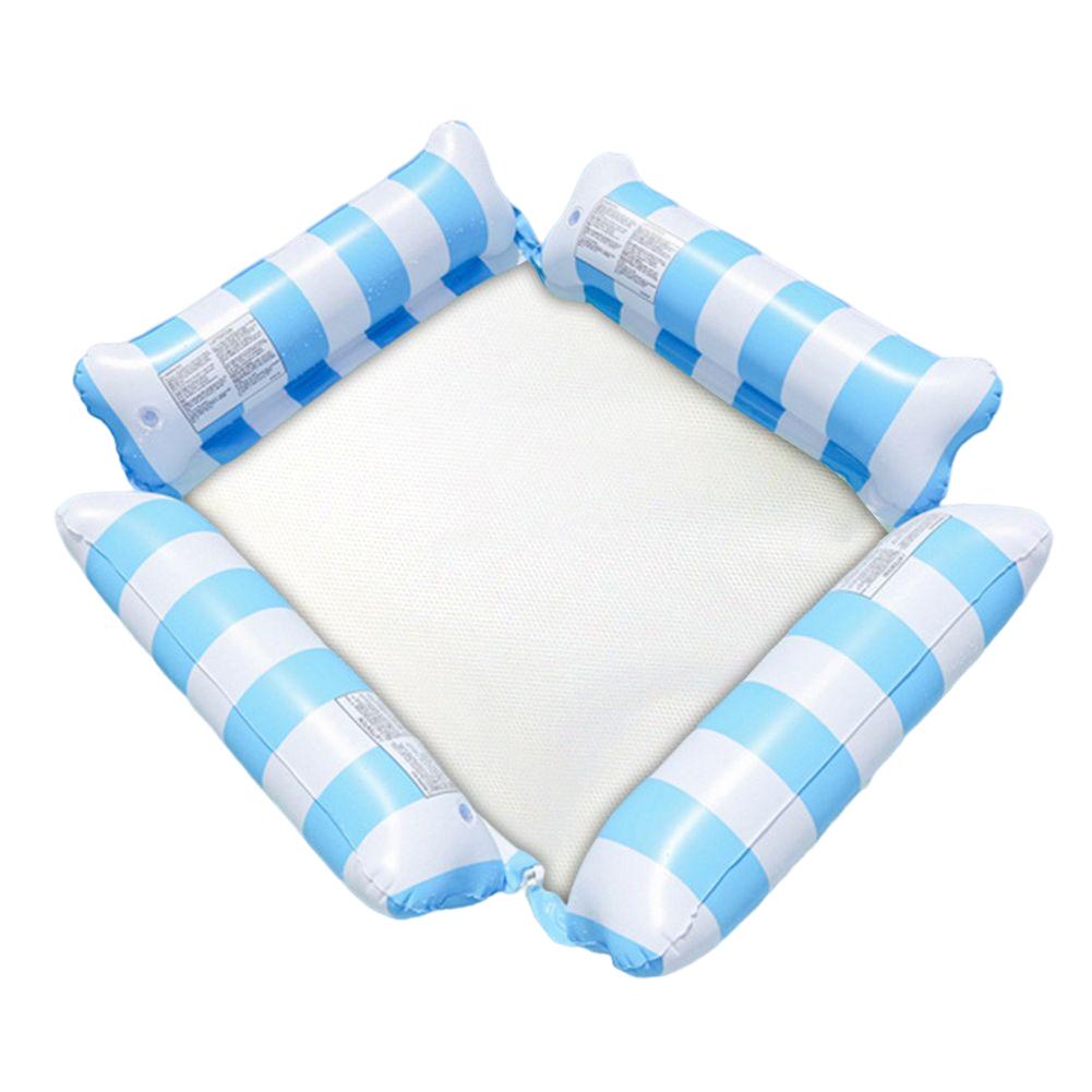 Lounger Floating Toys Comfortable Stripe PVC Water Recliner Mats Portable Leak Proof Lightweight Swimming Pool Accessories