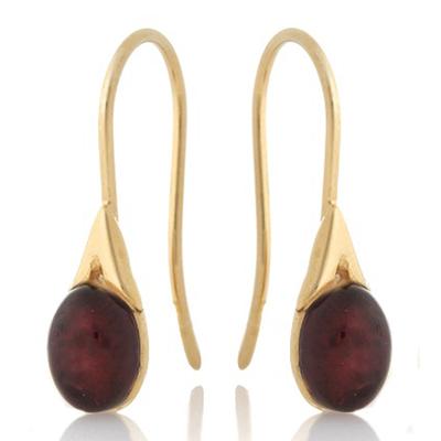 [R5553] - Artisanal Silver Earrings 'Inspiration' Golden Amber - 13x5 Mm