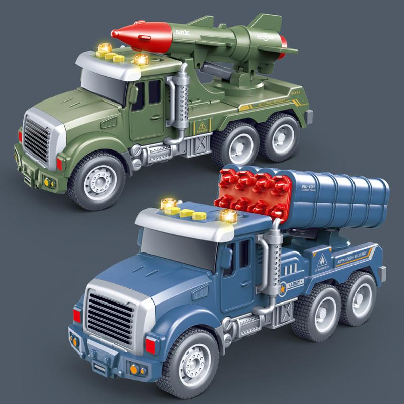 Childrens Rocket Artillery Vehicle Toy With Sound Music Story Machine For Kids Developmental Play