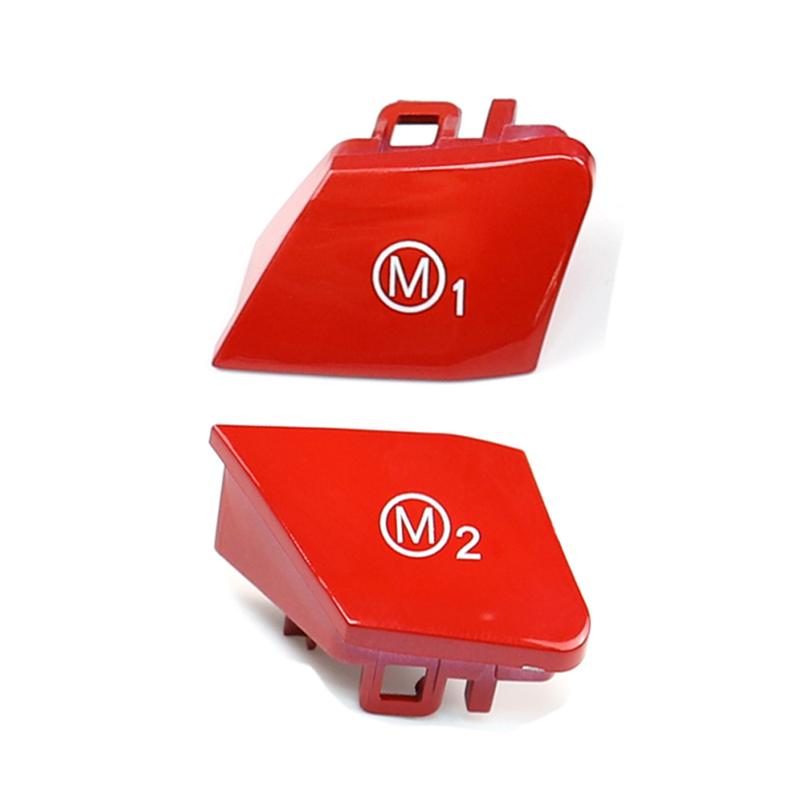 Car Steering Wheel Start Stop M1 M2 Button Replace Cover Fit for BMW M3 M4 M5 M6 X5M X6M F20 F22 F30 F32 F80 F82 F87