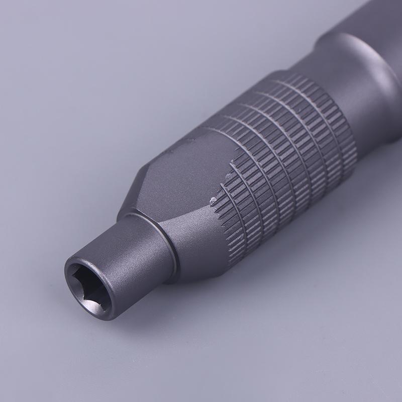 Přesná rukojeť z hliníkové slitiny pro bity s dříkem 1/4" Pohodlný mini šroubovák 6,35mm držák Opravné otevírací nástroje