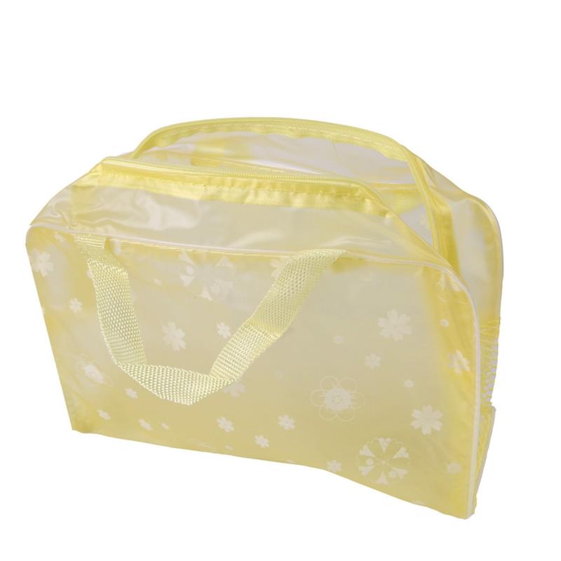 Creative Home Travel Floral Transparent Waterproof Wash Toiletries Pouch
