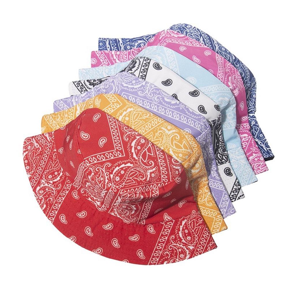 Unisex Baumwolle Bucket Hat Männer Frauen Doppelseitige Sonnenkappe Sommermode Fischerhüte