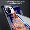 Merry Christmas Tree Deer Glass Case For Xiaomi Poco X3 NFC 11 Lite 11T F3 M3 Redmi Note 11 10 9 8 Pro 10S 9S 9A 9C Phone Cover