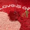 Girly Style Carpets for Living Room Pink Bow Bedroom Decor Carpet Fluffy Soft Irregular Bedside Rug Home Thicken Plush Floor Mat