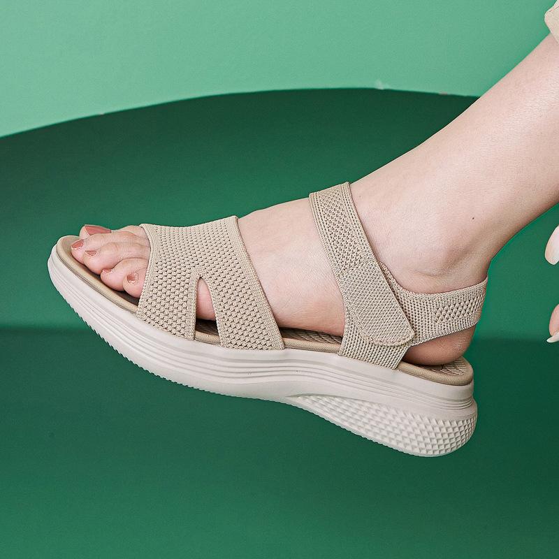 Plus Size Shoes for Women 35-42 Summer Fashion Platform Casual Wedge Sandals Comfortable Non-slip Sandalias De Mujer Beach Shoes