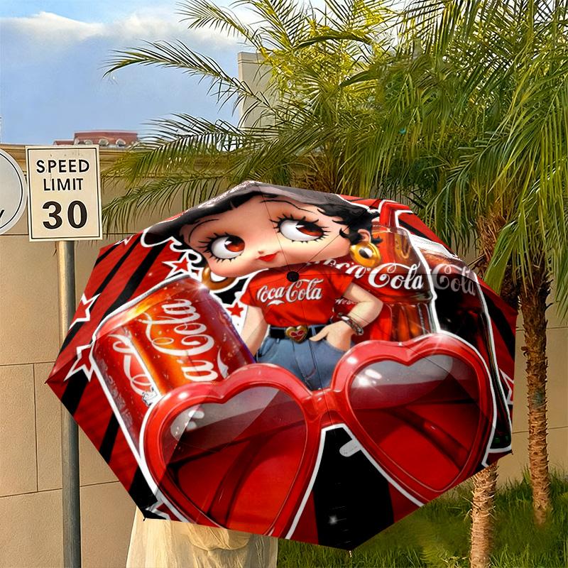 Christmas Gift Halloween Theme Bear Truck Coca Cola umbrella is suitable for all seasons, including home travel and outdoor activities Y19
