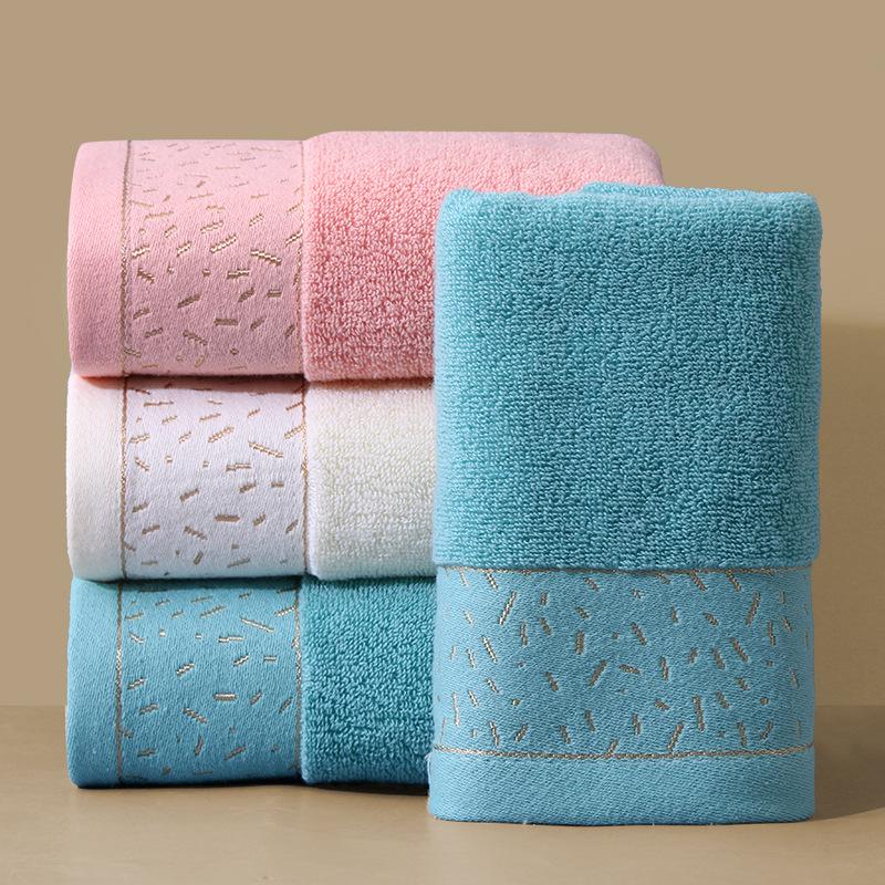 Soft, Thick Pure Cotton Face Towels - Absorbent and Gentle for Adults