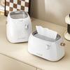 Cream Colored Trendy and Bear Home Living Room with Handle Spring Tissue Box Pop Up Mini Trash Can Creative Desktop Tissue Box