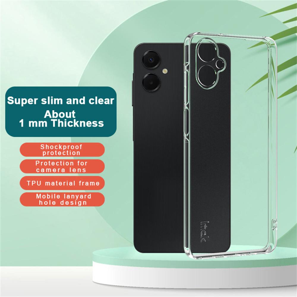 

IMAK UX-5 Series For Samsung Galaxy A06 5G Case Shockproof TPU Clear Slim Back Shell Type A