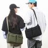 Tooling Tide Brand Neutral Locomotive Ins Solid Color Satchel Japanese and Korean Casual Style Shoulder Messenger Bag