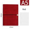 A5 B5 Business Leather Journal Notebooks 6 Ring Binder Planner with 100 Sheets  Blank Printed Loose-leaf Diary Notebook