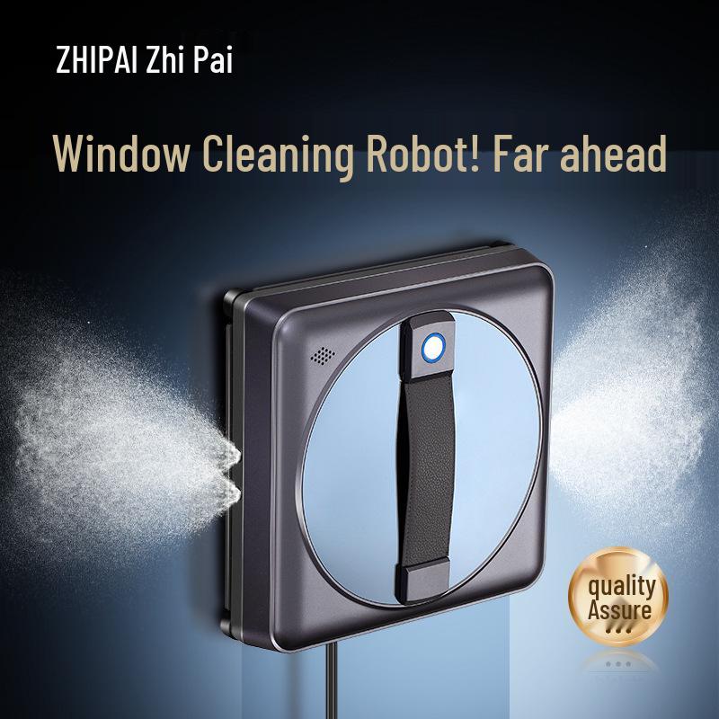 Germany 2026 Ultra-thin Smart Window Cleaner: Two-way Four-Spray Automatic Glass Wiper W36D White + 4 Sprays