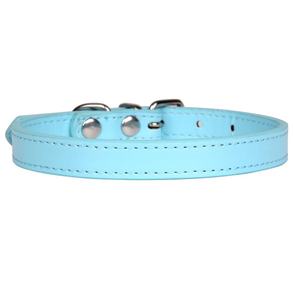 Hot Sale PU Leather Neck Warmer Collar for Small Pets