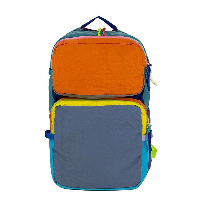 Schulrucksack1011 Sommer Neu Koreanisch Frisch Rucksack Damen Große Kapazität Pendler Schulrucksack High-End-Gefühl Vielseitig Großhandel Damen Tasche