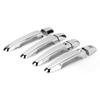 8PCS Set Car Exterior Door Handle Trim Replacement for Mitsubishi Pajero Montero Shogun Sport 2019‑2021Chrome