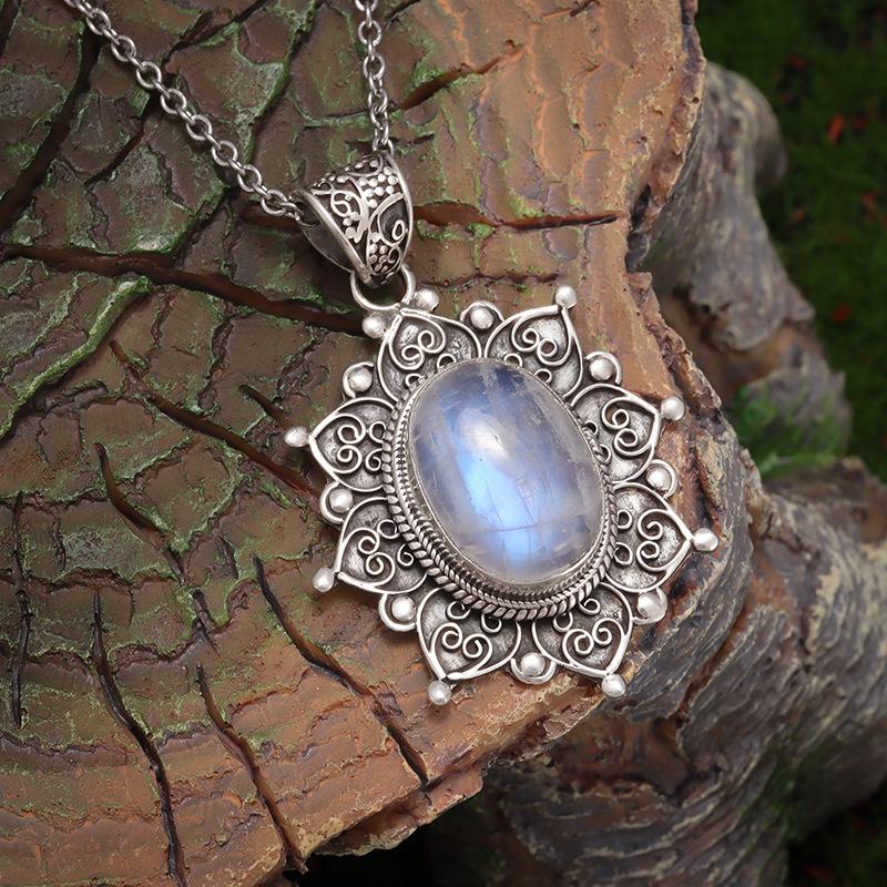 Accessories Style Sunflower Gem Fashion Trendy Versatile Pendant Necklace 60CM(Necklace Long)