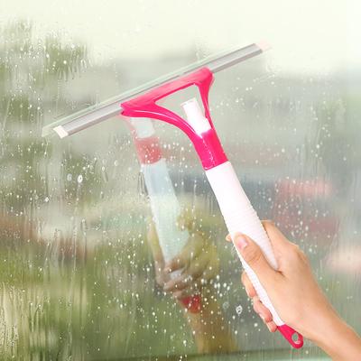 Çok Fonksiyonlu Cam Temizleyici, Dahili Sprey ve Rahat Sap