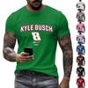 Men's Casual Short Sleeve T-Shirt Crew Neck Letter Print Comfortable Fit Soft Fabric Breathable Lightweight Everyday Wear