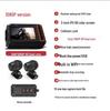 Dual Recording Motorcycle Dash Cam: Front/Rear, HD Night Vision, GPS, Waterproof, WiFi
