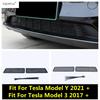 Front Grille Ert Net Ect Screening Mesh Protection Trim Accessories For Tesla Model Y  - 2024 / Model 3 2017 -