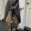 Large Matte Suede Leather Tote Bag Women Daily Commute Oversized Shoulder Soft Structured Vintage Style