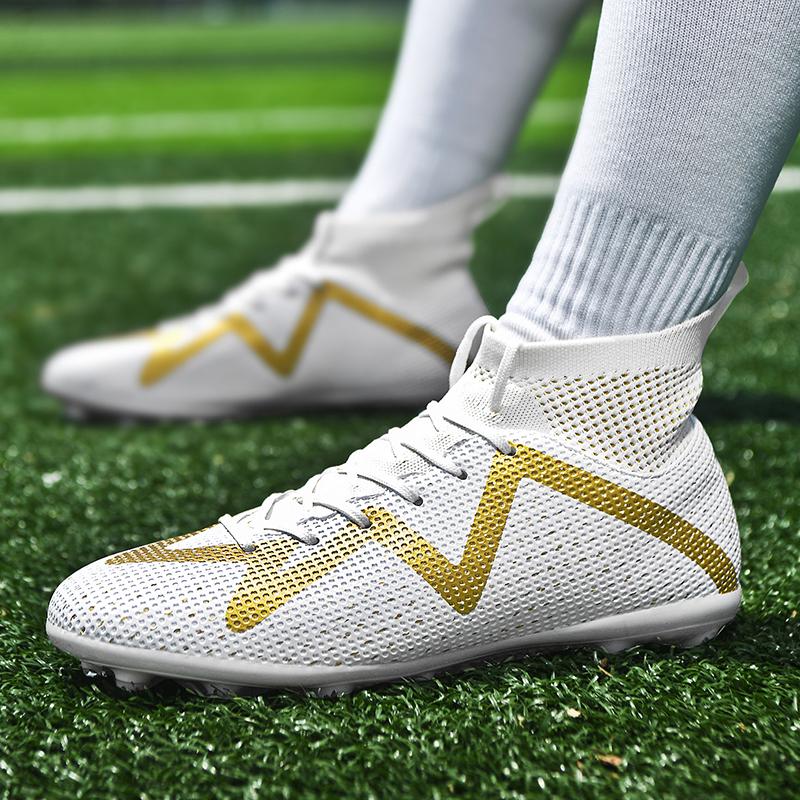 35-47 Футбольные бутсы унисекс. Высококачественные большие эластичные носки — фото 12